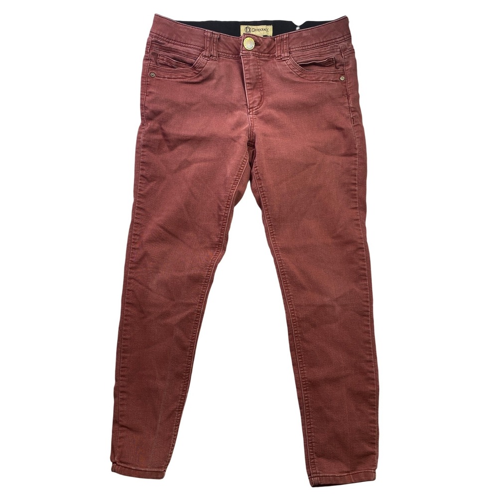 Democracy Skinny Jeans in Mauve Rose